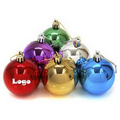 Plastic Christmas Ball Ornament